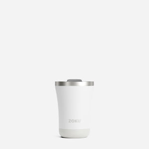 Zoku 12oz 3-in-1 Stainless Steel Tumbler Powder Coated Black