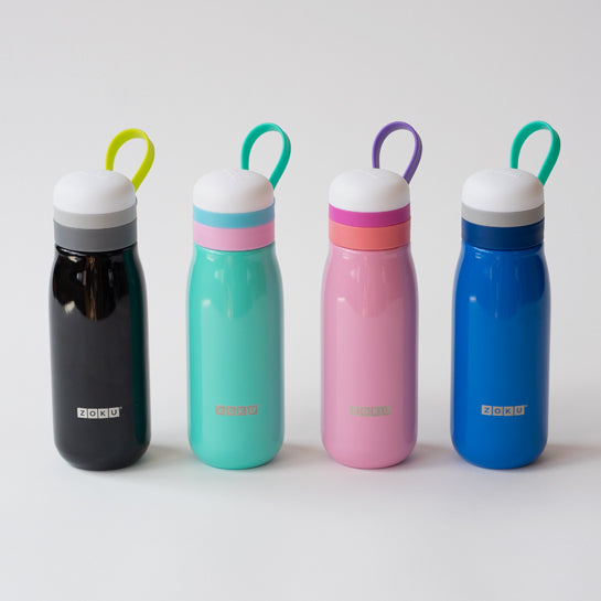 Zoku Teal Ultralight 18 oz. Stainless Steel Bottle