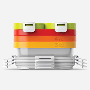 Zoku 4 Piece Neat Stack Snack Set