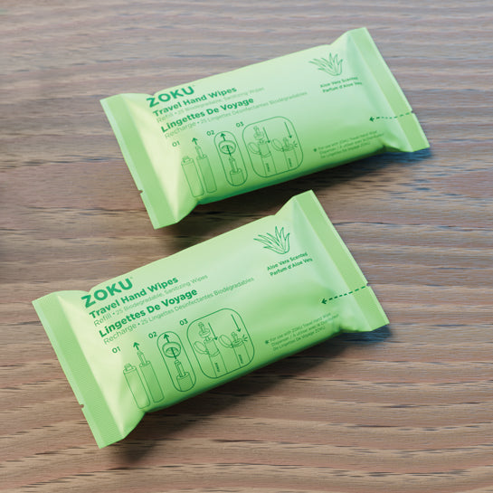 Travel Hand Wipes Refills - ZOKU