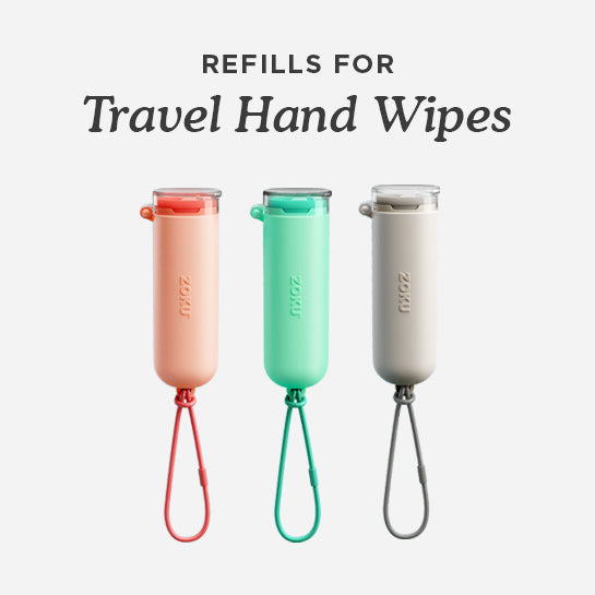 Travel Hand Wipes Refills - ZOKU