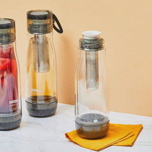 Tea Infuser Bottle With Bamboo or Metal Lid – Ethika_Inc
